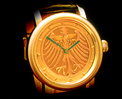 Luxus-Armbanduhr, überarbeitet von Novum